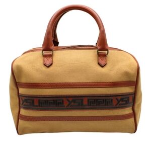 Authentic!! Ives Saint Laurent Vintage 1980's Boston Bag.